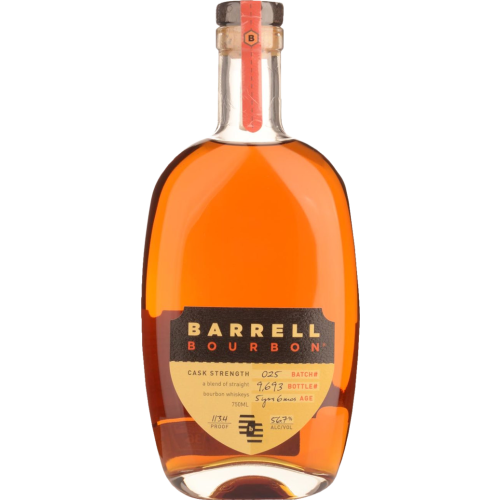 Barrell Craft Spirits Batch 025 Cask Strength 5 Year Old Bourbon Whiskey