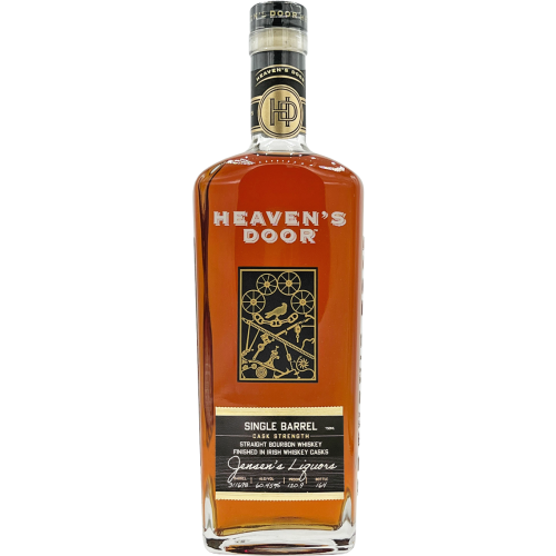 Heaven's Door Single Barrel Irish Whiskey Casks Finish Straight Bourbon Whiskey