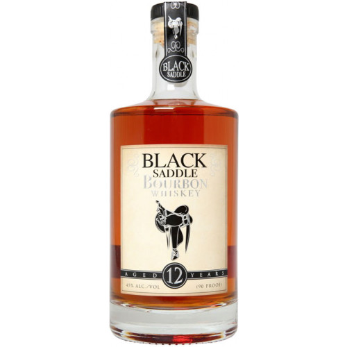 Black Saddle 12 Year Old Straight Bourbon Whiskey