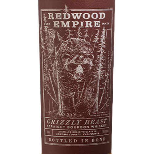 Redwood Empire Bottled in Bond Grizzly Beast Straight Bourbon Whiskey - Image 2